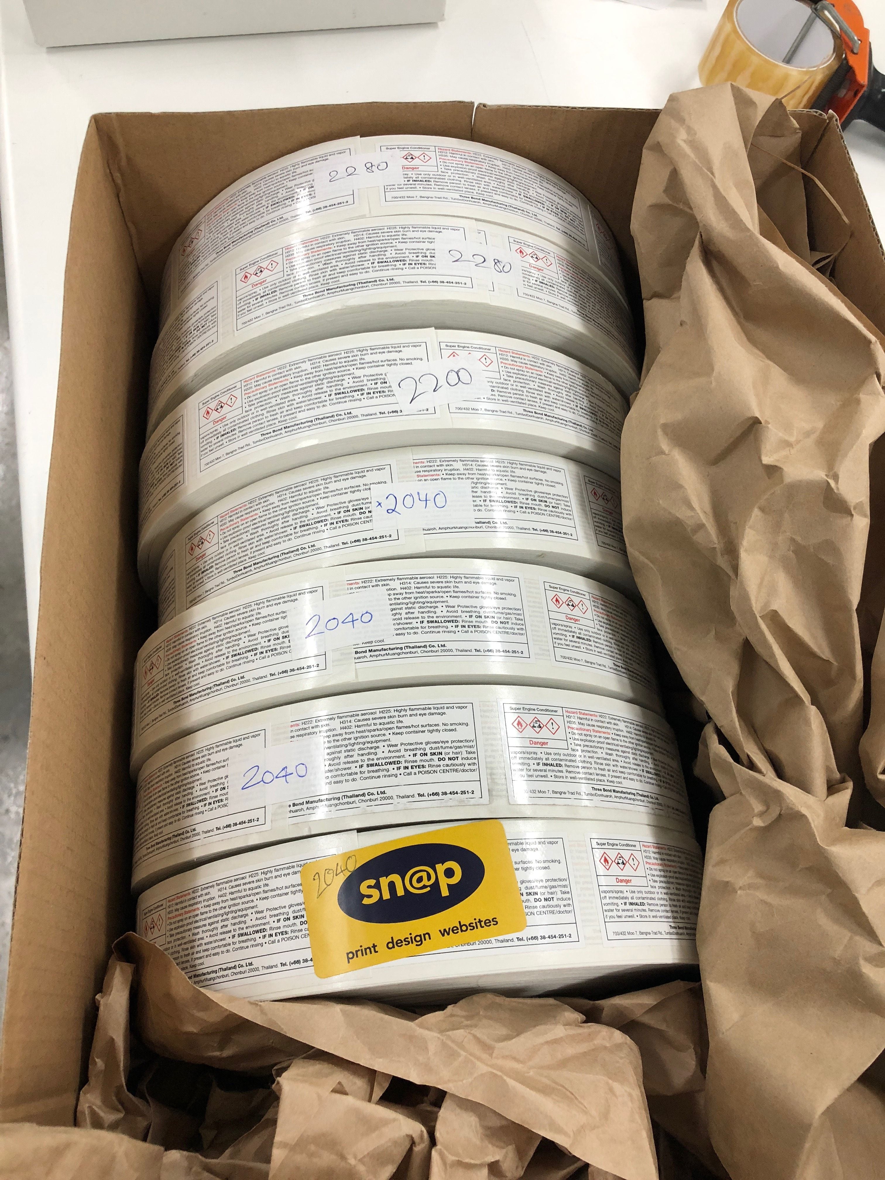 Recent Work: Labels on the Roll