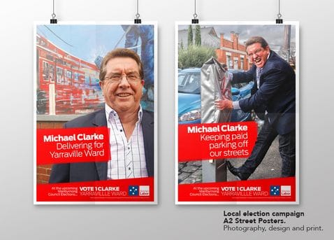 Recent Work: Councillor Michael Clarke - Posters