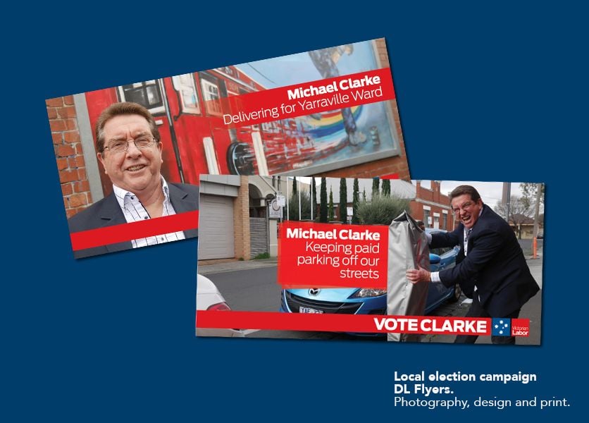 Recent Work: Councillor Michael Clarke - Flyers
