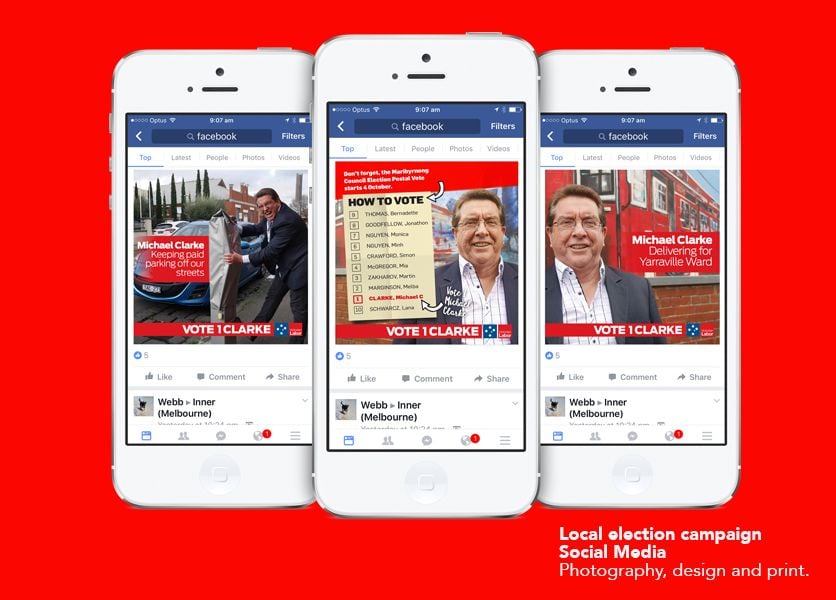 Recent Work: Councillor Michael Clarke - Social Media