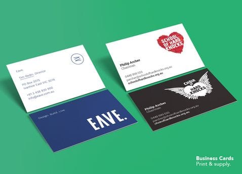 Recent Work: Business Cards