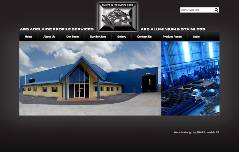 Recent Work: Adelaide Profile Services - Web Design