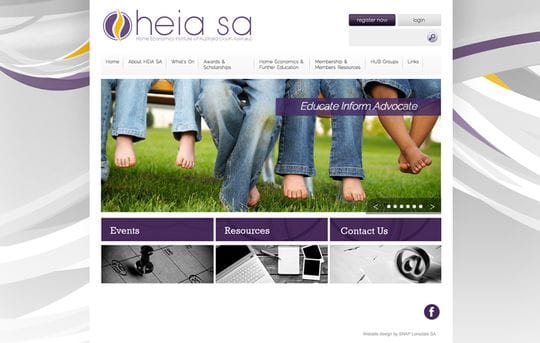 Recent Work: HEIA SA - Web Design