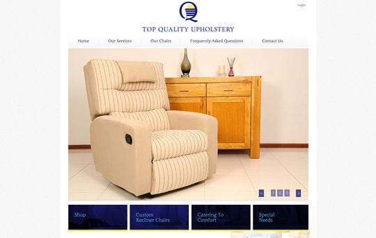 Recent Work: Top Quality Upholstery - Brand Design