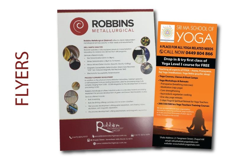 Recent Work: Flyers