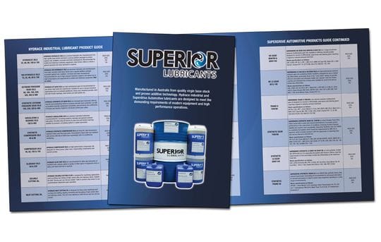 Recent Work: Superior Lubricants 6pp Brochure
