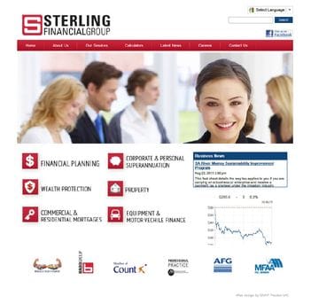Recent Work: Sterling Financial Group
