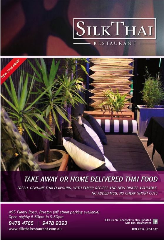 Recent Work: Silk Thai Preston restaurant and takeaway
