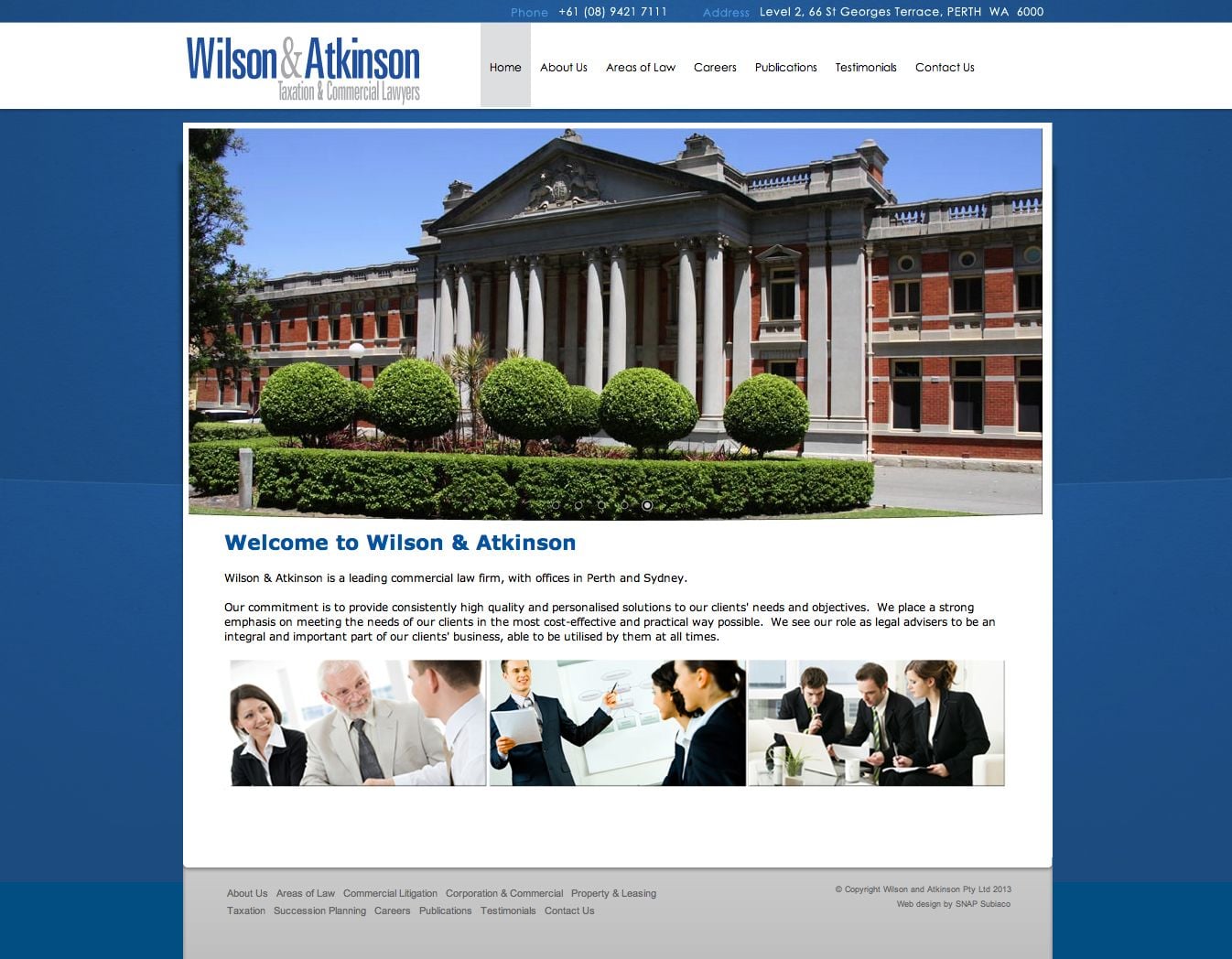 Recent Work: Wilson & Atkinson