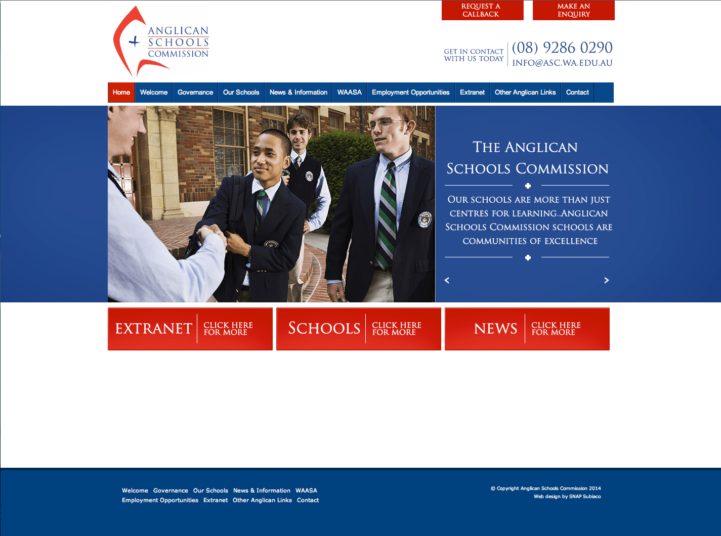 Recent Work: ASC Website