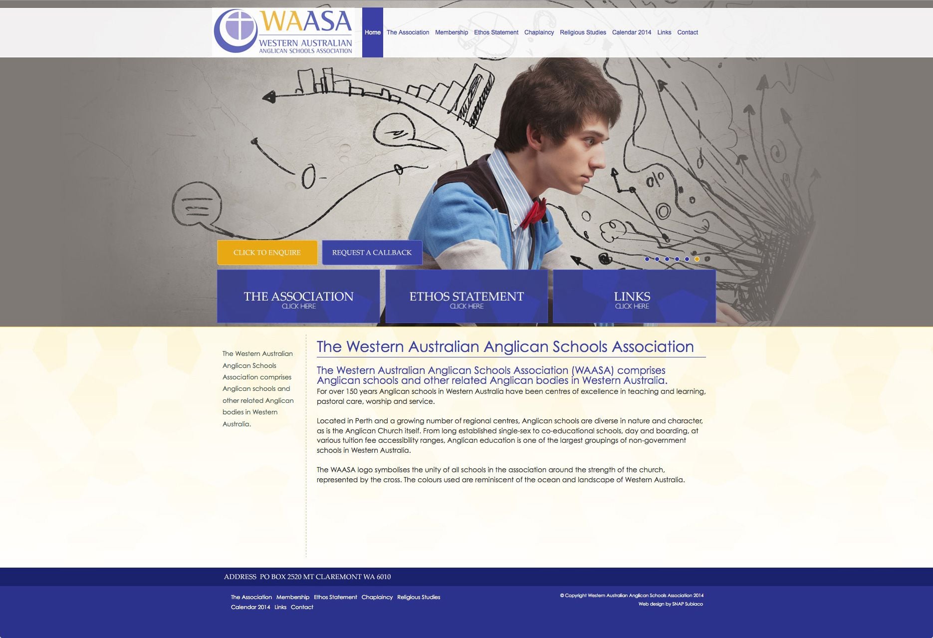 Recent Work: WAASA website