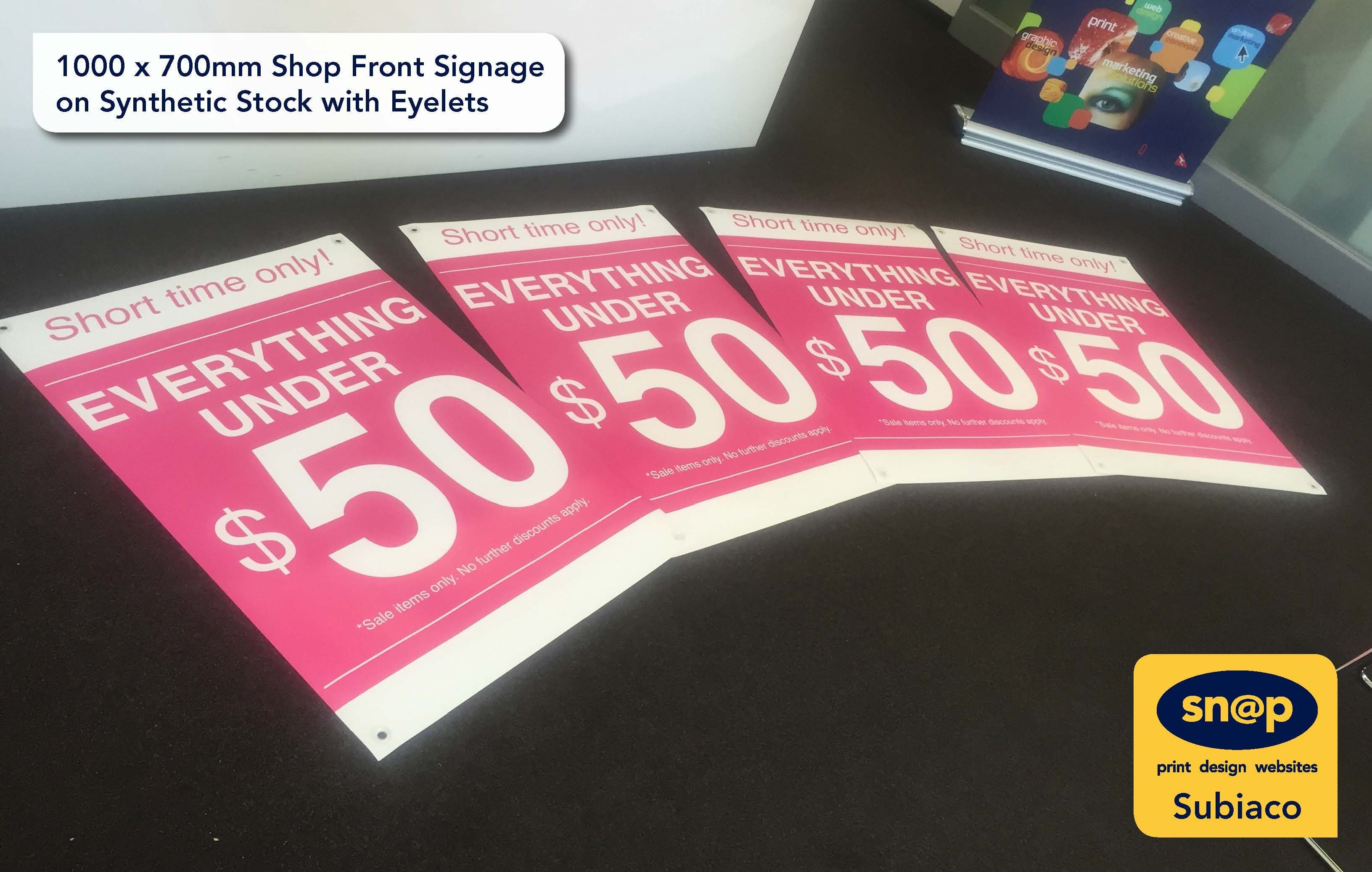 Recent Work: Signage