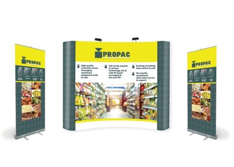Recent Work: Pop-up wall & pull up banner