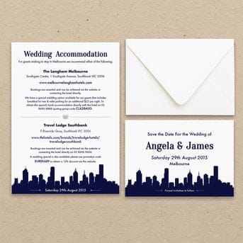 Recent Work: Wedding invitation
