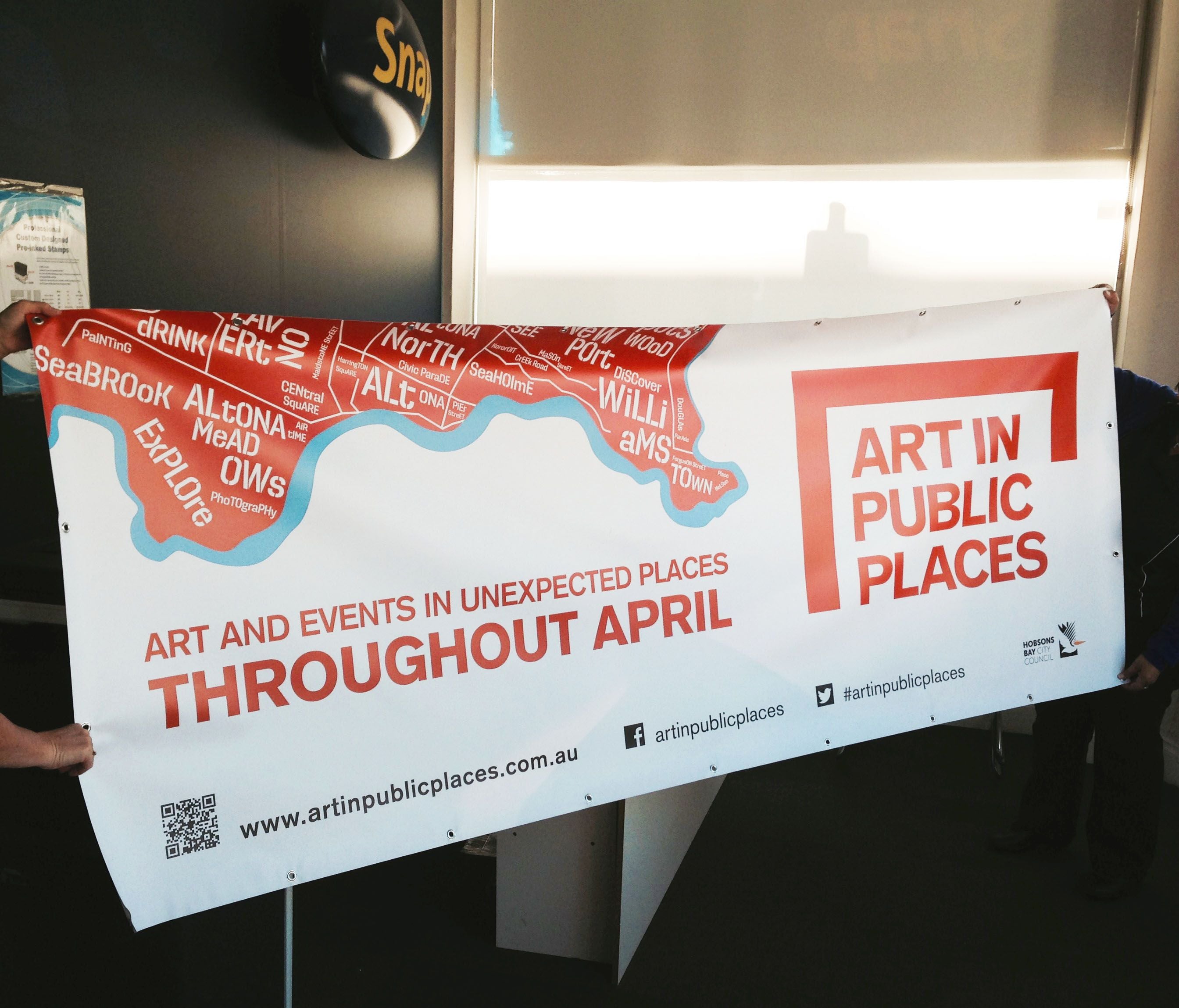 Recent Work: Corflute Banner