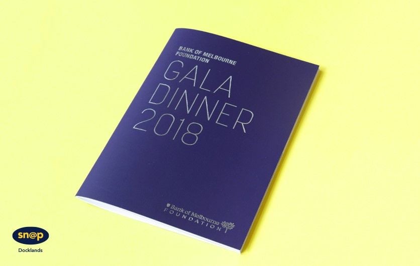 Recent Work: Silver Foil Saddle Stitch Booklet