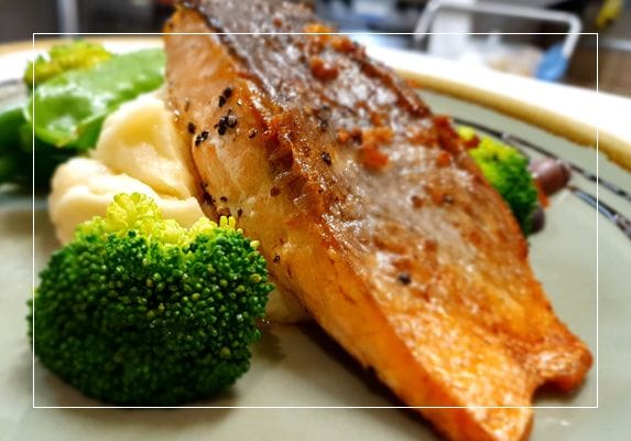 grilled salmon