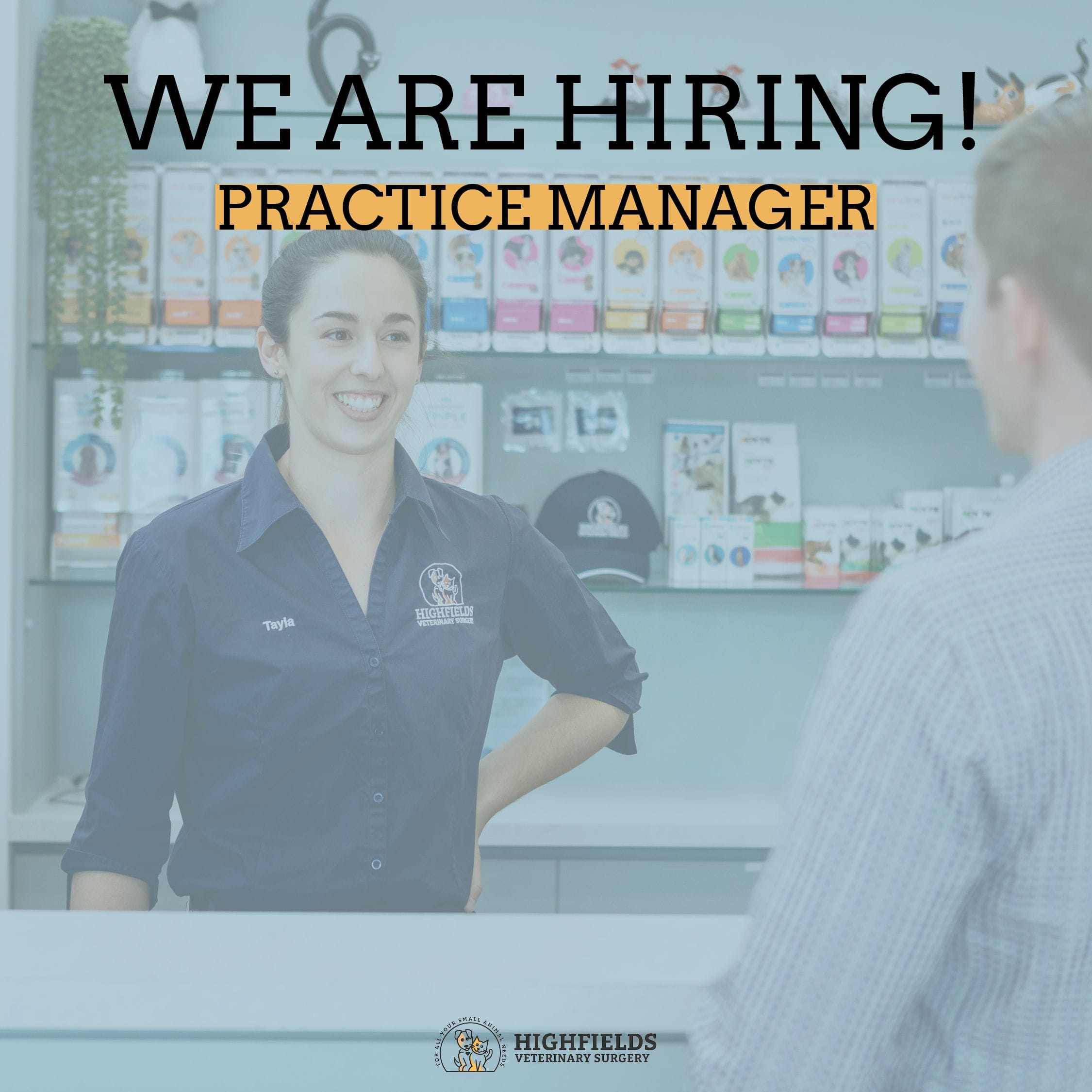 Want to be our next Practice Manager?!
