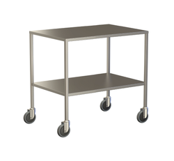 Large Instrument Trolley Without Rails, With Bottom Shelf 1200x600x900