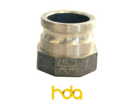 Aluminium Type-A Camlock. Male Adaptor X Female Bsp Thread. Aluminium Type-A Camlock. Male Adaptor X Female Bsp Thread.