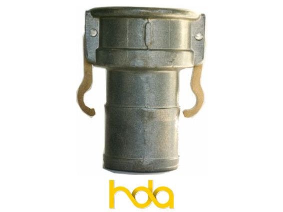 Aluminium Type-C Camlock. Female Coupler X Hosetail. Aluminium Type-C Camlock. Female Coupler X Hosetail.