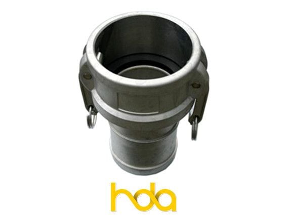 Stainless Steel Type-C Camlock. Female Coupler X Hosetail. Stainless Steel Type-C Camlock. Female Coupler X Hosetail.