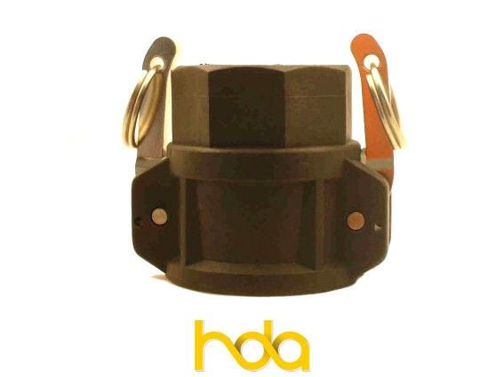 Poly Type-D Camlock. Female Coupler X Female Bsp Thread Poly Type-D Camlock. Female Coupler X Female Bsp Thread