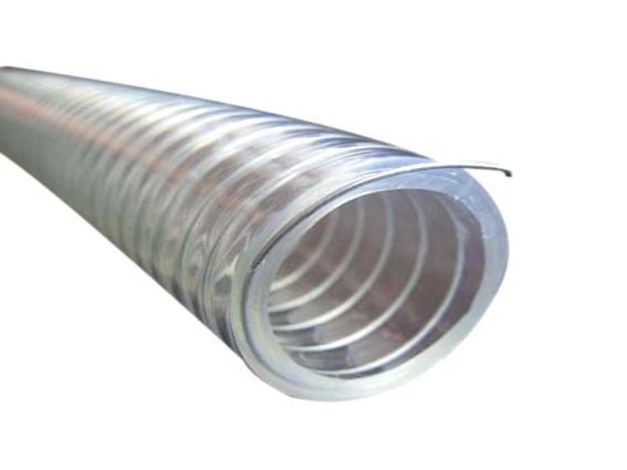 Clear Pvc With Steel Helix Clear Pvc With Steel Helix