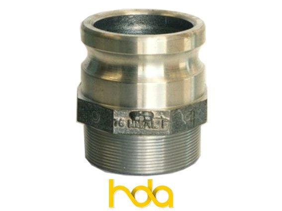 Aluminium Type-F Camlock. Male Adaptor X Male Bsp Thread. Aluminium Type-F Camlock. Male Adaptor X Male Bsp Thread.