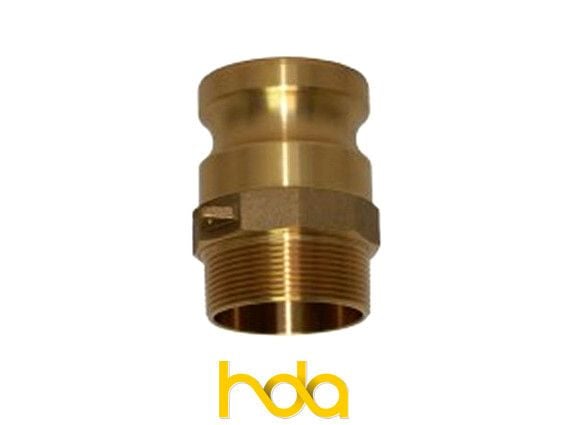 Brass Type-F Camlock. Male Adaptor X Male Bsp Thread. Brass Type-F Camlock. Male Adaptor X Male Bsp Thread.