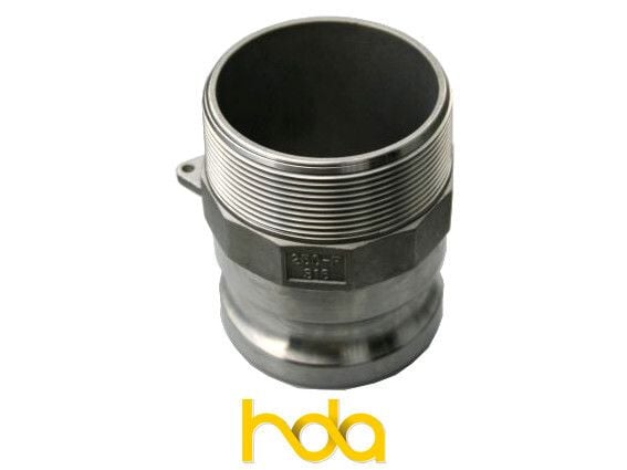 Stainless Steel Type-F Camlock. Male Adaptor X Male Bsp Thread. Stainless Steel Type-F Camlock. Male Adaptor X Male Bsp Thread.