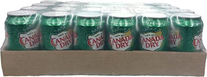 CANADA DRY GINGER ALE 24X355ML (130/SKID)