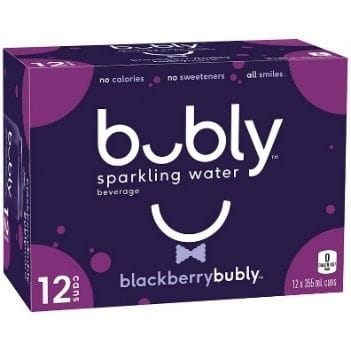 BUBLY SPARKLING WATER BLACKBERRY 12X355ML (22/TI)