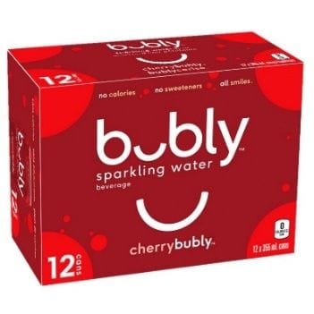 BUBLY SPARKLING WATER CHERRY 12X355ML (22/TI)