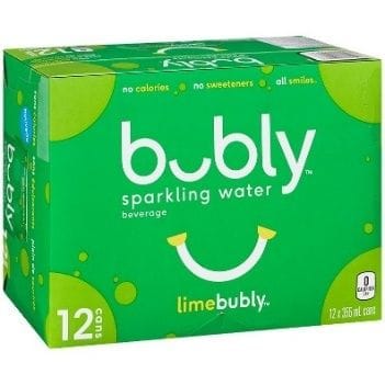 BUBLY SPARKLING WATER LIME 12X355ML (22/TI)