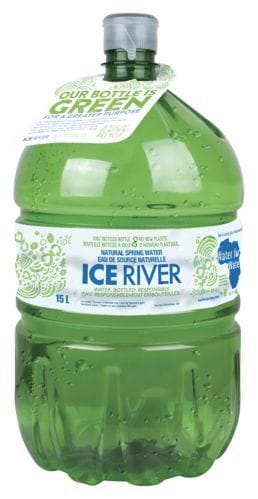 ICE RIVER GREEN SPRING WATER 15L JUG (52/SKID)