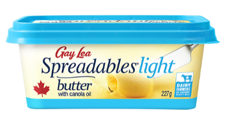 GAY LEA BUTTER SPREADABLE LIGHT 20X227G [BLUE]