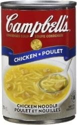 CAMPBELL'S CONDENSED SOUP - CHICKEN NOODLE 48X284ML (60/SKID)