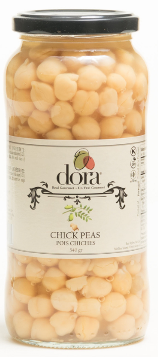 DORA REAL GOURMET CHICK PEA 12X540G JAR