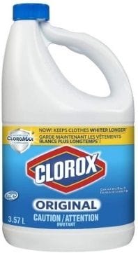 CLOROX LIQUID BLEACH ORG CONC EMPEROR SIZE 3X3.57L (56/SKID)