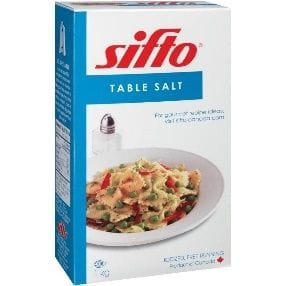 SIFTO TABLE SALT 24X1KG (40/SKID)