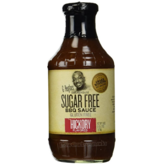 G HUGHES BBQ SAUCE SUGAR FREE HICKORY 6X490ML (180/SKID)