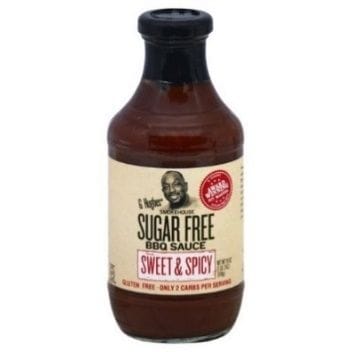 G HUGHES BBQ SAUCE SWEET & SPICY 6X490ML (180/SKID)