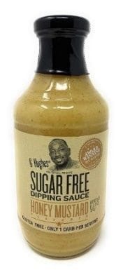 G HUGHES DIPPING SAUCE SUGAR FREE HONEY MUSTARD 6X490ML