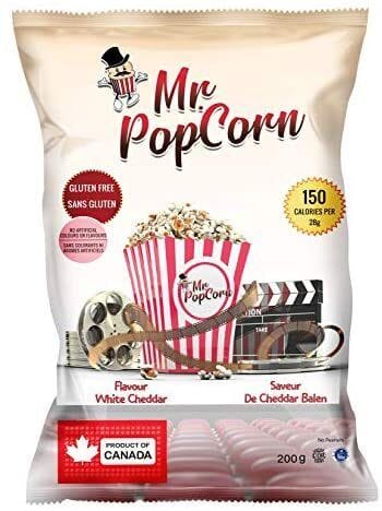 MR. POPCORN - WHITE CHEDDAR FAMILY SIZE 12X200G (36/SKID)