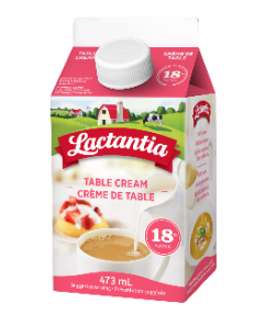 LACTANTIA 18% TABLE CREAM 473ML (16/CS)