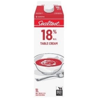 SEALTEST 18% TABLE CREAM 1L