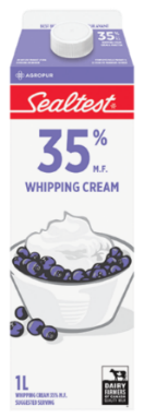 SEALTEST 35% WHIP CREAM 1L (864/SKID) (16/CS)