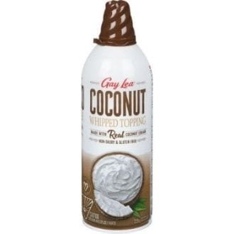 GAY LEA AEROSOL WHIP CREAM COCONUT 225G (12/CS)