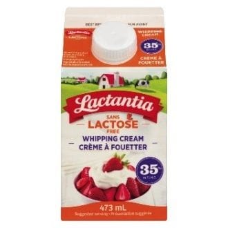 LACTANTIA 35% LACTOSE FREE CREAM 473ML (16/CS)